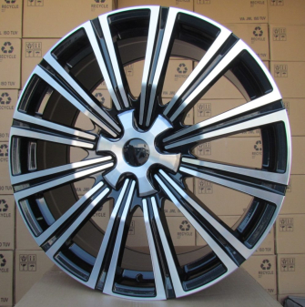 Alu kola Racing Line B1222, 20x8.5 6x139.7 ET25, černá + leštění