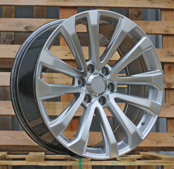 Alu kola Racing Line B1223, 22x9 6x139.7 ET25, stříbrná metalíza (zátěžová)
