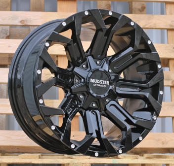 Alu kola Racing Line B1417, 20x9 8x165.1 ET, černá lesklá (zátěžová)