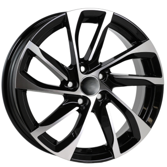 Alu kola Racing Line B1514, 15x6.5 5x98 ET39, černá + leštění