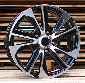 Alu kola Racing Line B1611, 18x8 5x150 ET45, černá + leštění