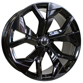 Alu kola Racing Line B1637, 23x10 5x112 ET21, černá lesklá (zátěžová)