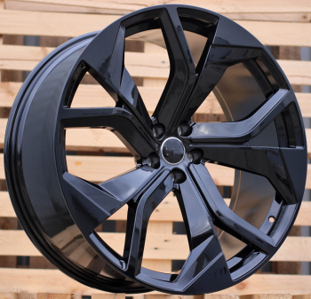Alu kola Racing Line B1637, 22x10 5x112 ET20, černá lesklá
