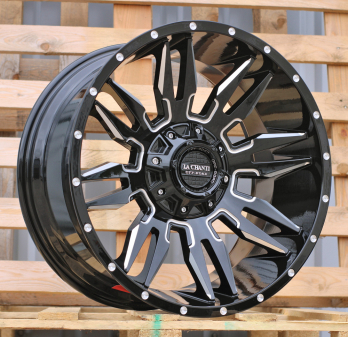 Alu kola Racing Line B1737, 20x10 12x135 ET, černá lesklá (zátěžová)