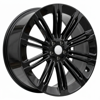 Alu kola Racing Line B1808, 22x9.5 5x108 ET42, černá lesklá (zátěžová)