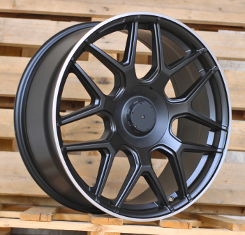 Alu kola Racing Line B5318, 21x10 5x130 ET35, saténová černá (zátěžová)