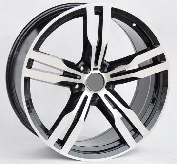 Alu kola Racing Line B5327, 20x10 5x112 ET41, černá + leštění