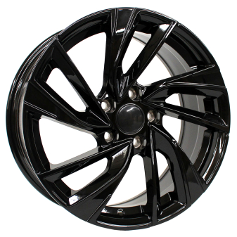 Alu kola Racing Line B5772, 16x7 5x100 ET42, černá lesklá