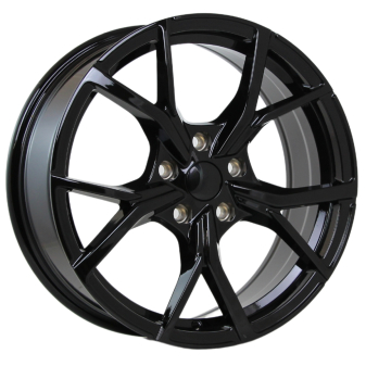 Alu kola Racing Line B5801, 19x8 5x112 ET45, černá lesklá (zátěžová)
