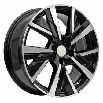 Alu kola Racing Line B5906, 16x6.5 5x108 ET40, černá + leštění