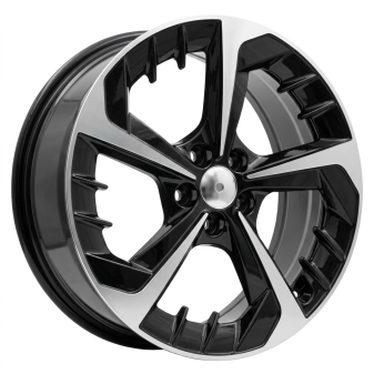 Alu kola Racing Line B5943, 17x7 5x100 ET51, černá + leštění