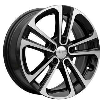 Alu kola Racing Line B5959, 17x7 5x108 ET50, černá + leštění