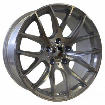 Alu kola Racing Line BK663, 19x9.5 5x120 ET38, stříbrná + leštění