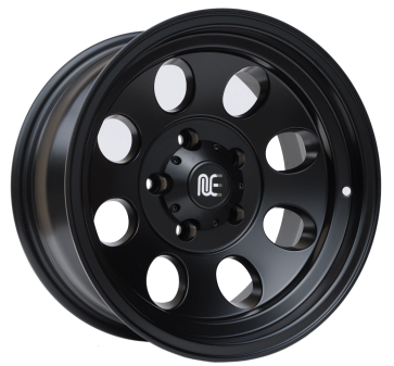 Alu kola Racing Line BY997, 16x10 5x127 ET-48, černá matná (zátěžová)