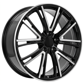 Alu kola Racing Line CQRGW1058, 21x9.5 5x130 ET61, černá + leštění (zátěžová)