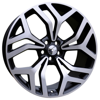 Alu kola Racing Line D1419, 20x8 5x108 ET40, černá + leštění