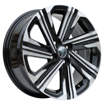 Alu kola Racing Line D1822, 14x5.5 4x100 ET45, černá + leštění