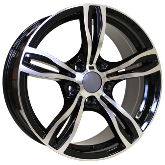 Alu kola Racing Line E492, 18x8 5x120 ET20, černá + leštění