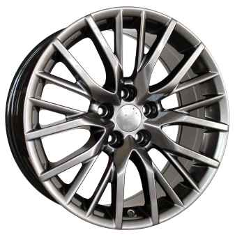 Alu kola Racing Line F0133, 18x7 5x114.3 ET35.5, titanová metalíza