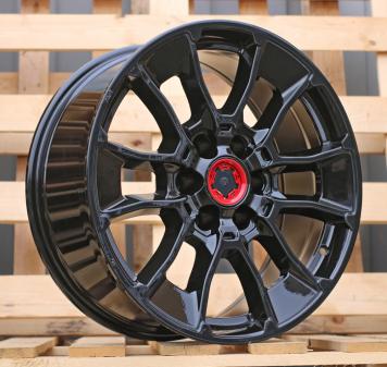 Alu kola Racing Line F1880, 20x8.5 6x139.7 ET55, černá lesklá (zátěžová)