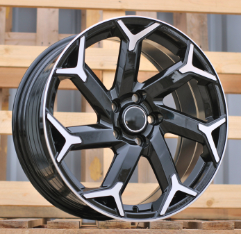 Alu kola Racing Line F3051, 18x8 5x114.3 ET40, černá + leštění