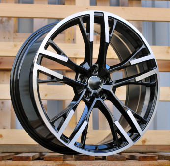 Alu kola Racing Line F726, 19x8.5 5x112 ET34, černá + leštění