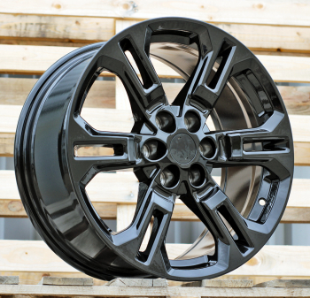 Alu kola Racing Line F7604, 17x8 6x114.3 ET30, černá lesklá (zátěžová)