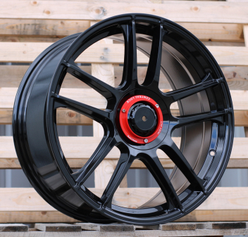 Alu kola Racing Line F9826, 19x8.5 10x100 ET45, černá lesklá