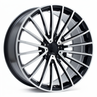 Alu kola Racing Line FB0566P, 21x10 5x112 ET35, černá + leštění (zátěžová)
