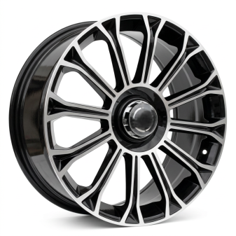 Alu kola Racing Line FBX003, 18x8 5x112 ET35, černá + leštění