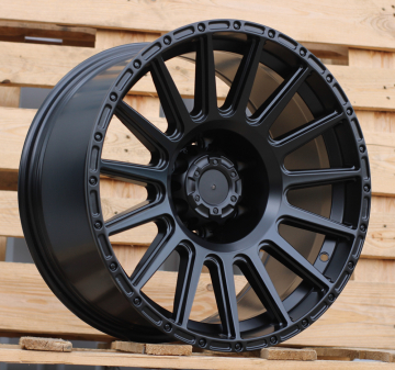 Alu kola Racing Line FBX026, 18x9 6x139.7 ET-12, černá matná (zátěžová)