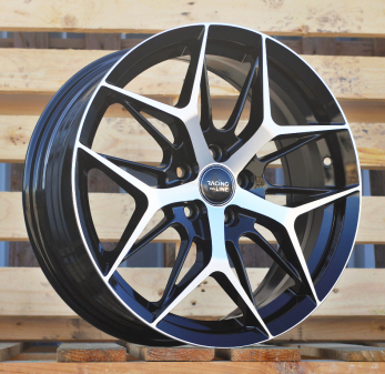 Alu kola Racing Line FBX114, 17x7 5x100 ET40, černá + leštění