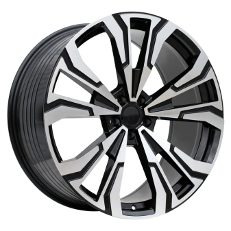 Alu kola Racing Line FBX307, 22x9.5 5x112 ET32, černá + leštění (zátěžová)