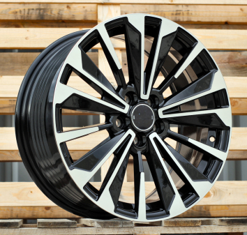 Alu kola Racing Line FBX374, 17x7.5 5x100 ET35, černá + leštění