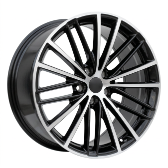 Alu kola Racing Line H3071F, 19x9 5x112 ET44, černá + leštění (zátěžová)