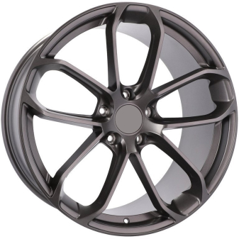 Alu kola Racing Line H5084, 22x10 5x130 ET48, šedivá matná