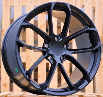 Alu kola Racing Line H5084, 20x8.5 5x130 ET50, černá matná (zátěžová)