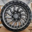 Alu kola Racing Line H973D, 17x9 6x139.7 ET, černá matná