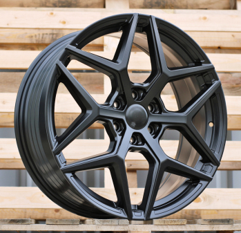 Alu kola Racing Line HF6120, 20x8 6x120 ET48, saténová černá (zátěžová)