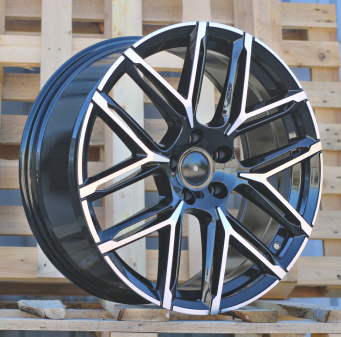 Alu kola Racing Line HF736, 21x9.5 5x112 ET20, černá + leštění