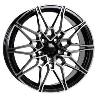 Alu kola Racing Line I0293, 20x9.5 5x112 ET38, černá + leštění