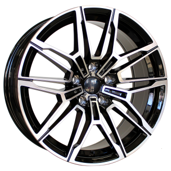 Alu kola Racing Line I0294, 19x9 5x112 ET40, černá + leštění (zátěžová)
