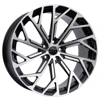 Alu kola Racing Line I0337, 19x8.5 5x112 ET32, černá + leštění