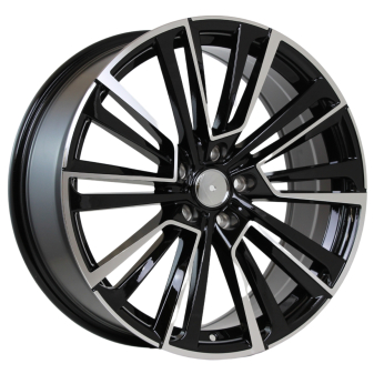 Alu kola Racing Line I0361, 18x8 5x112 ET41, černá + leštění