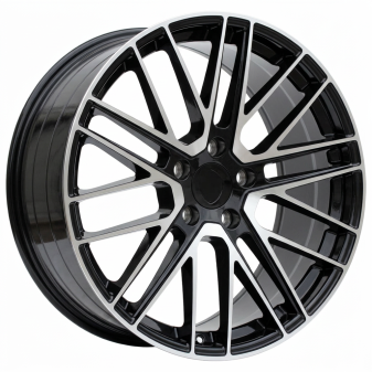 Alu kola Racing Line I0375, 21x9.5 5x130 ET69, černá + leštění (zátěžová)