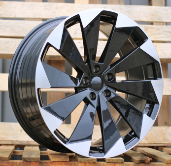 Alu kola Racing Line I1141, 18x8 5x112 ET45, černá + leštění