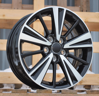Alu kola Racing Line I5449, 15x6 5x100 ET40, černá + leštění