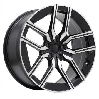 Alu kola Racing Line I5619, 20x10 5x112 ET41, černá matná + leštění (zátěžová)