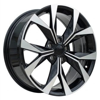 Alu kola Racing Line I5627, 17x7.5 5x105 ET40, černá + leštění