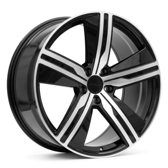 Alu kola Racing Line I5664, 22x11 5x130 ET47, černá + leštění (zátěžová)